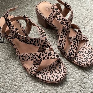 Madewell NWT Leopard Heels